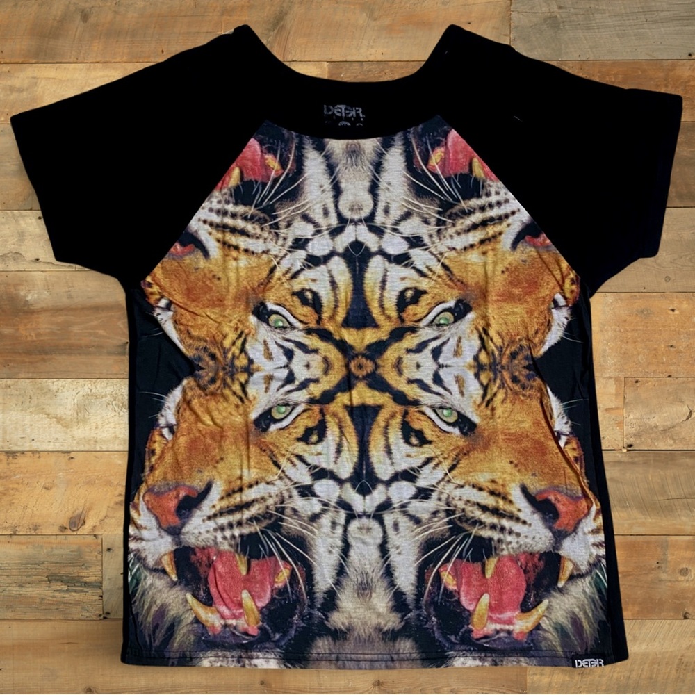 Deter Kaleidoscope Tiger Tee Multi Size XL